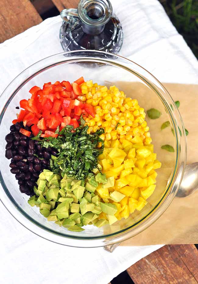 Cilantro Lime Black Bean Corn Avocado Salad Mighty Mrs