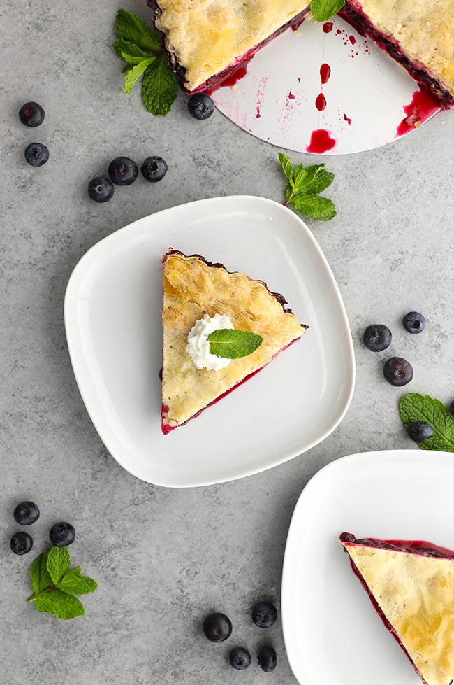 Puff Pastry Blueberry Pie Mighty MrsMighty Mrs