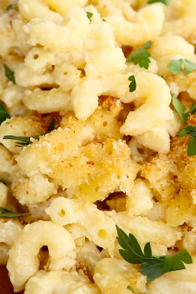 make bread crumb topping for mac and cheese