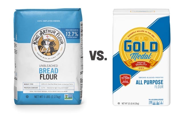 Bread flour vs all purpose Mighty Mrs 