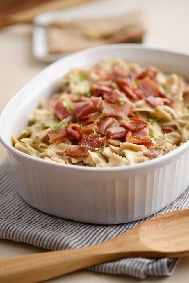 Chicken Bacon Ranch Bow Tie Pasta Mighty Mrs