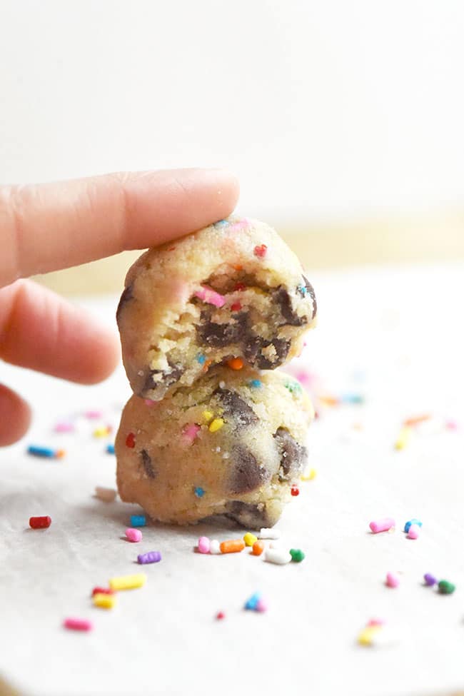 Edible Cookie Dough Balls Mighty Mrs