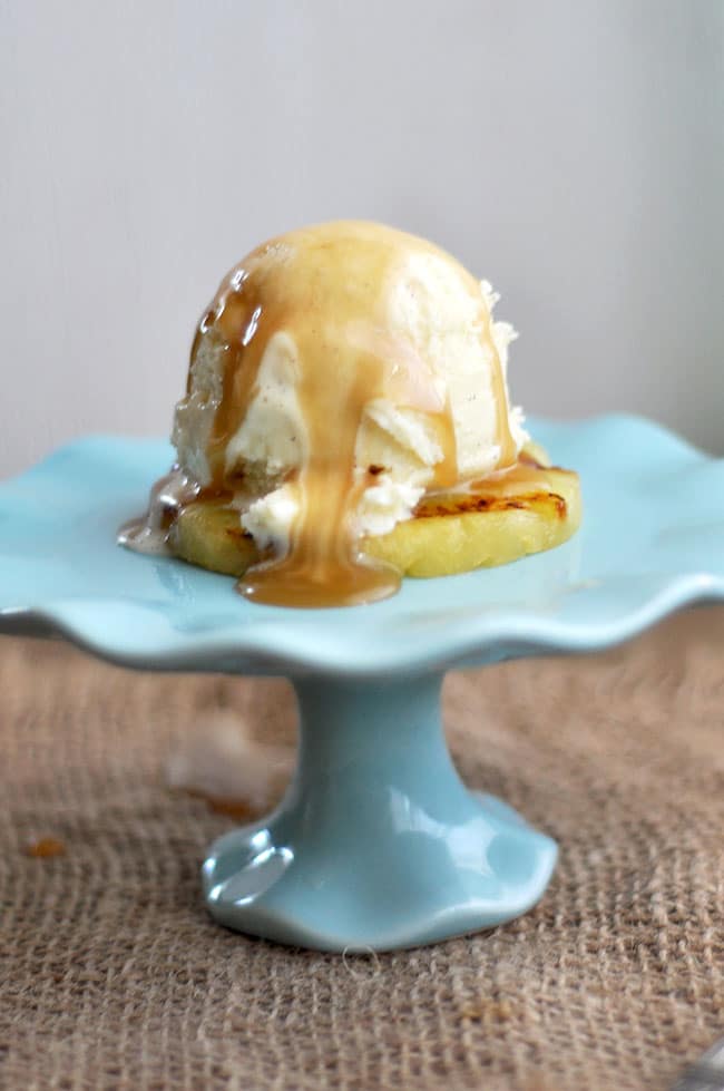 Grilled Pineapple with Rum Sauce Mighty MrsMighty Mrs