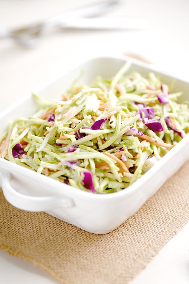 Homemade Broccoli Slaw Dressing | Mighty MrsMighty Mrs