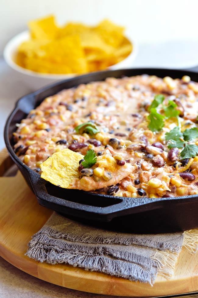 Hot Mexican Bean Dip | Mighty Mrs