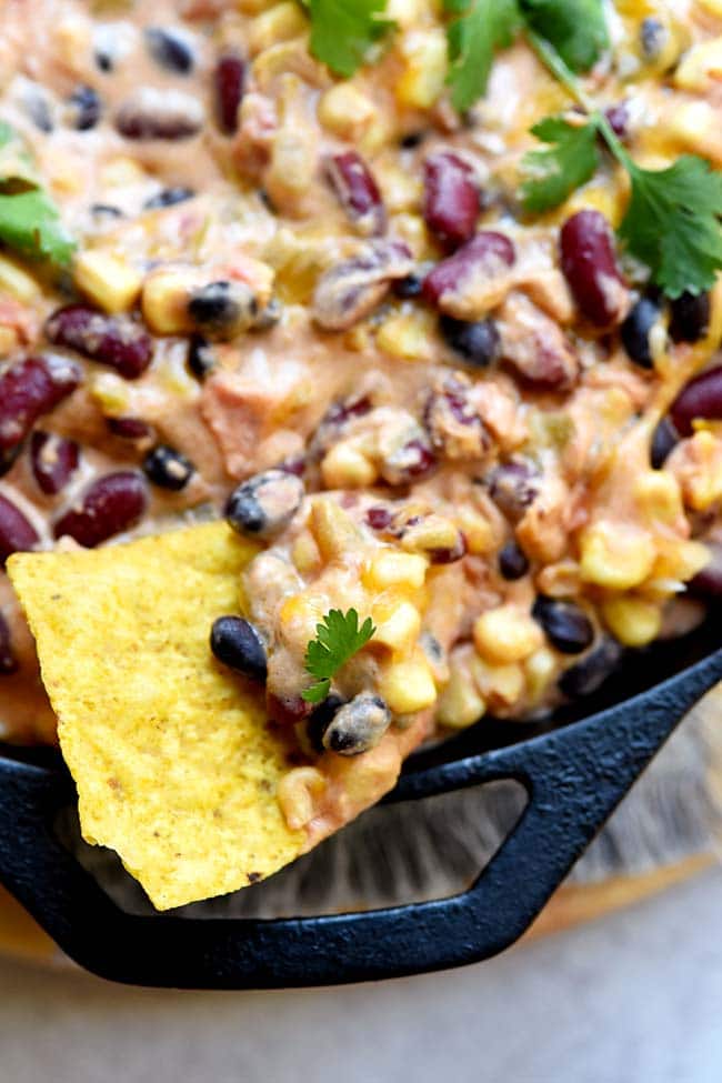 Hot Mexican Bean Dip | Mighty Mrs